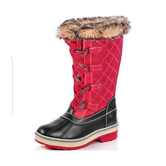 Storm by Cougar Red Snow Boots 6 - Picture 1 of 10